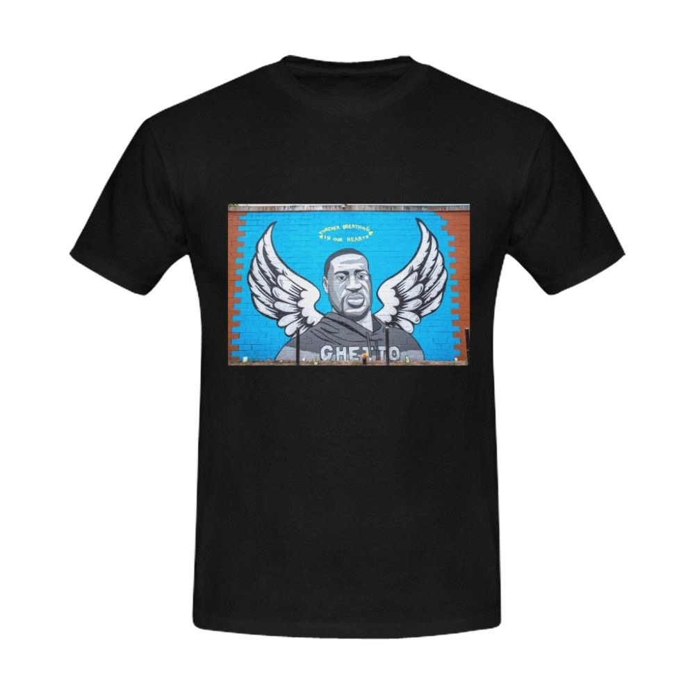 George Floyd Mural Inspired Theme Tshirts